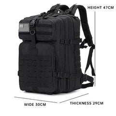 Camping Storage Bag, Hiking Backpack, Outdoor Adventure 3P Tactical Bag, Multifunctional Travel Waterproof Bag, Hunting Bag